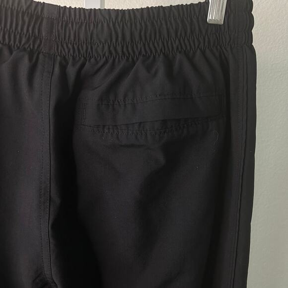 Nike mens Y2k black track pants with mesh lining and zip bottoms size M - Picture 3 of 12